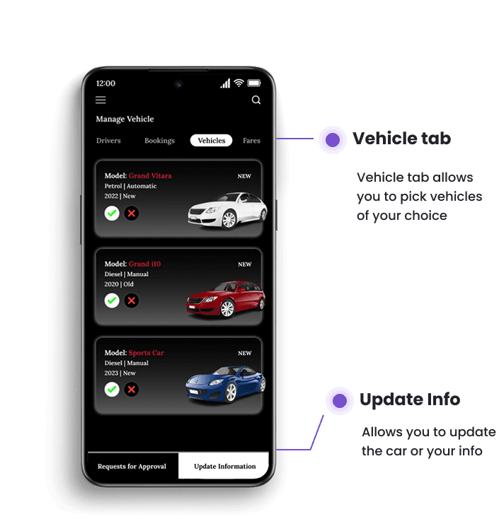 Vehicle Screen